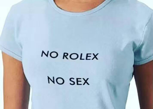no rolex no sex