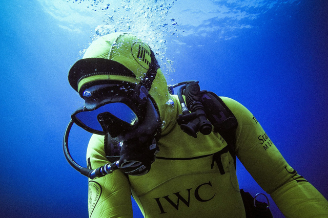 IWC万国海洋计时手表与“海洋王者”的面对面