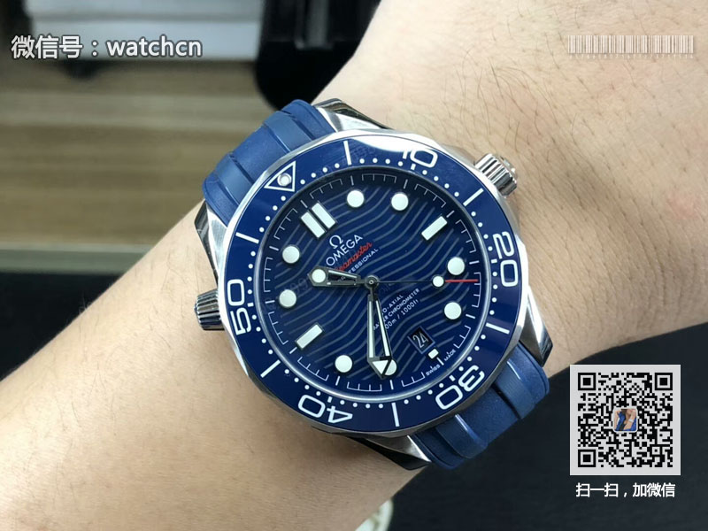 高仿欧米茄手表-海马系列300米潜水表210.32.42.20.03.001 机械男表