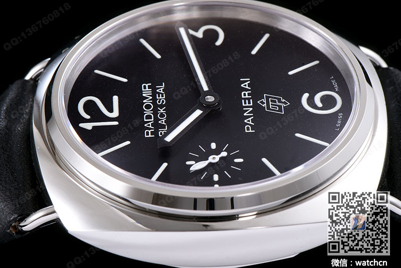 【一比一版】沛纳海Panerai Radiomir Black Seal logo 复古型手上链机械碗表PAM00380