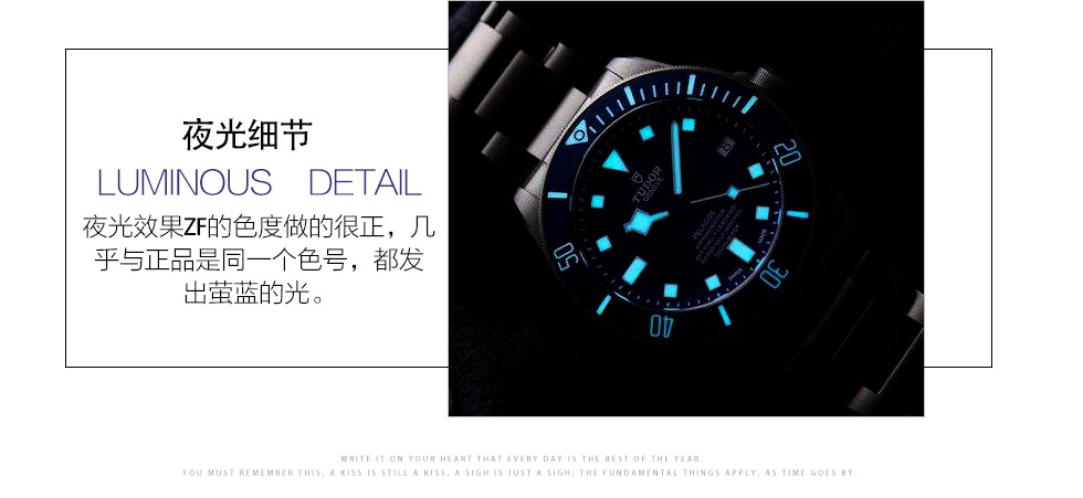 【完美版】Tudor帝舵PELAGOS系列25600TB钛金属表带腕表