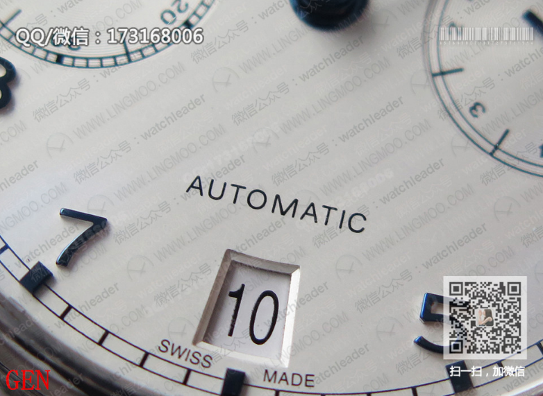 【ZF厂精品】高仿万国葡萄牙系列链自动机械腕表IW500107 七日链
